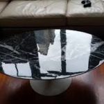 table en marbre cristallisé