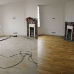 avant-après rénovation parquet